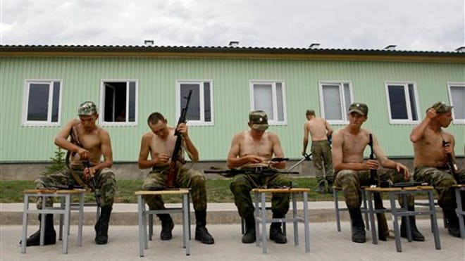 Russian Soldiers in Georgia